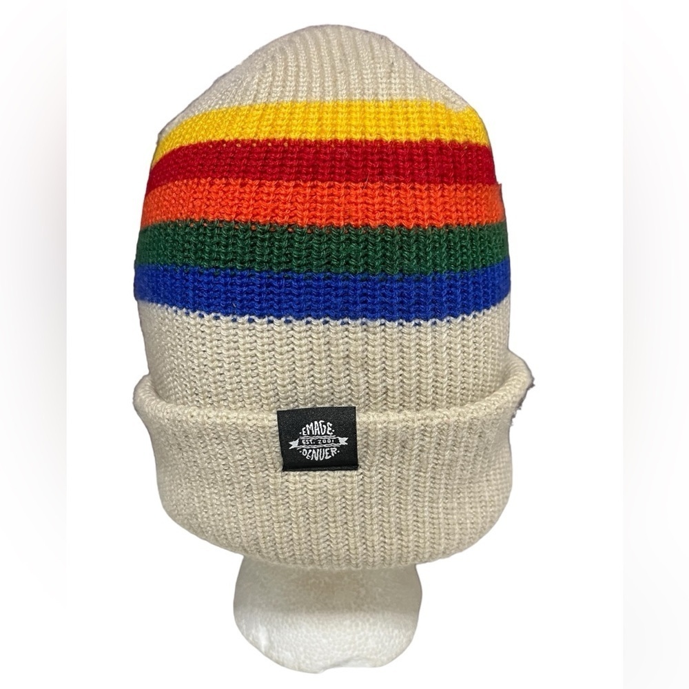 Autumn Emage Denver Rainbow Winter Beanie Hat
